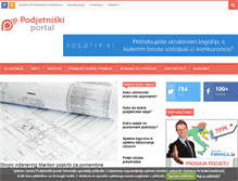 Tablet Screenshot of podjetniski-portal.com